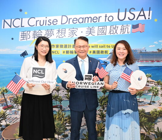 NCL(挪威郵輪公司) 攜手美國國家旅遊局與中僑旅行社 啟動《郵輪夢想家・美國啟航》計畫