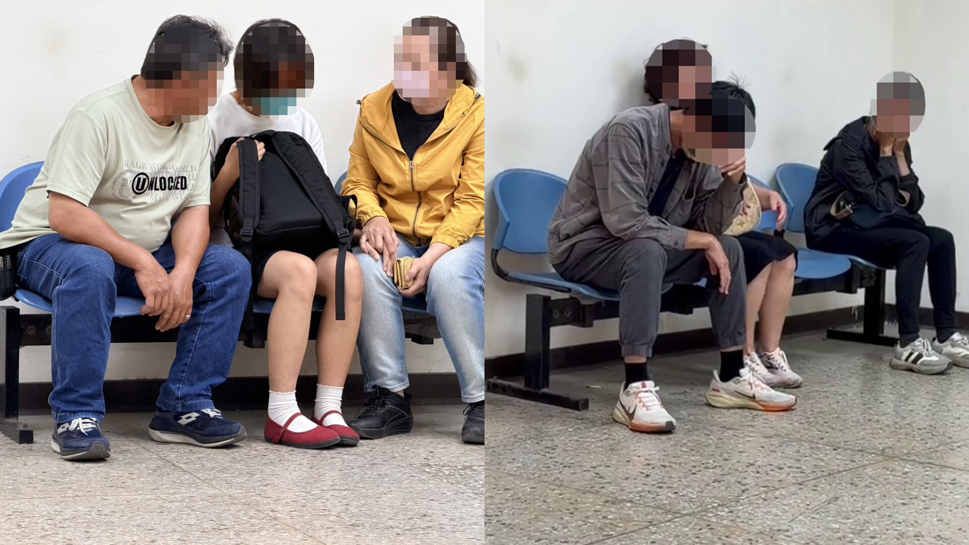 ▲肇事女騎士及司機（圖／記者王俊勝 翻攝）