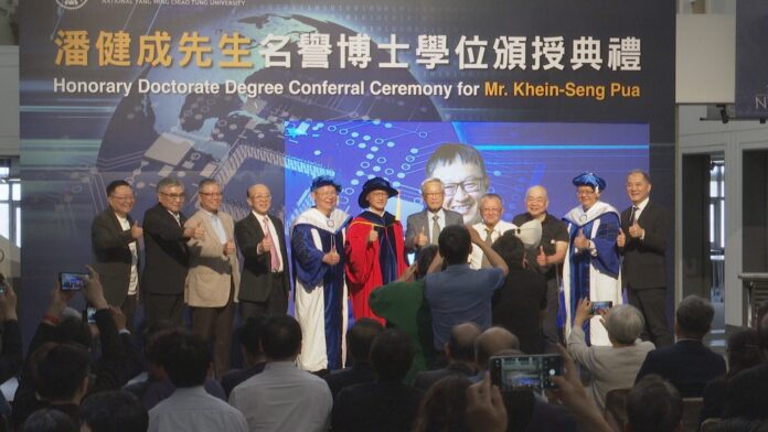 群聯創辦人潘健成 獲頒陽明交大名譽博士
