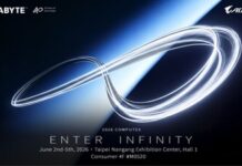 技嘉以「ENTER INFINITY」主題參展 COMPUTEX 2026 全面展現 AI 生態系與沉浸式電競體驗