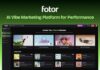 Fotor 推出全流程 AI 氛圍行銷平台,助力全球超過 8 億使用者