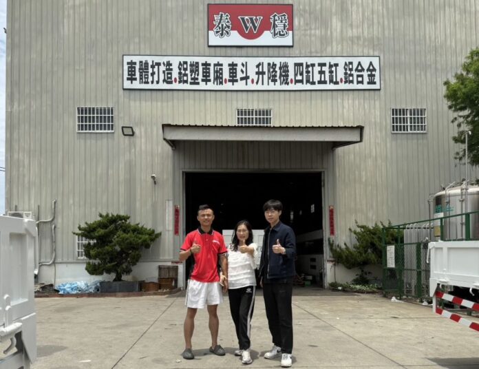 泰穩實業經營33年創下市佔率8成佳績-泰穩實業總監黃春美、總經理謝智丞、副總經理謝尚泓。(圖/記者林均和攝)