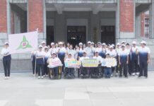 竹市代表隊出征全國身障運 高虹安授旗勉勵