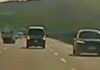 國道翻車原因出爐!一塊布掉落車道 害自小客車輾過翻覆兩人受傷