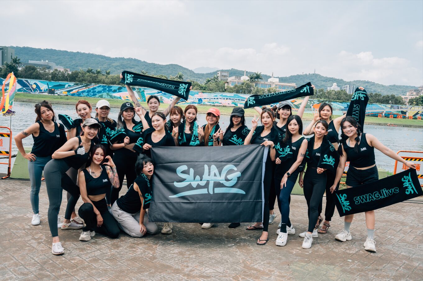 SWAG女神首次參加2026台北國際龍舟錦標賽大型龍舟女子組，奪得季軍。（圖／SWAG提供）
