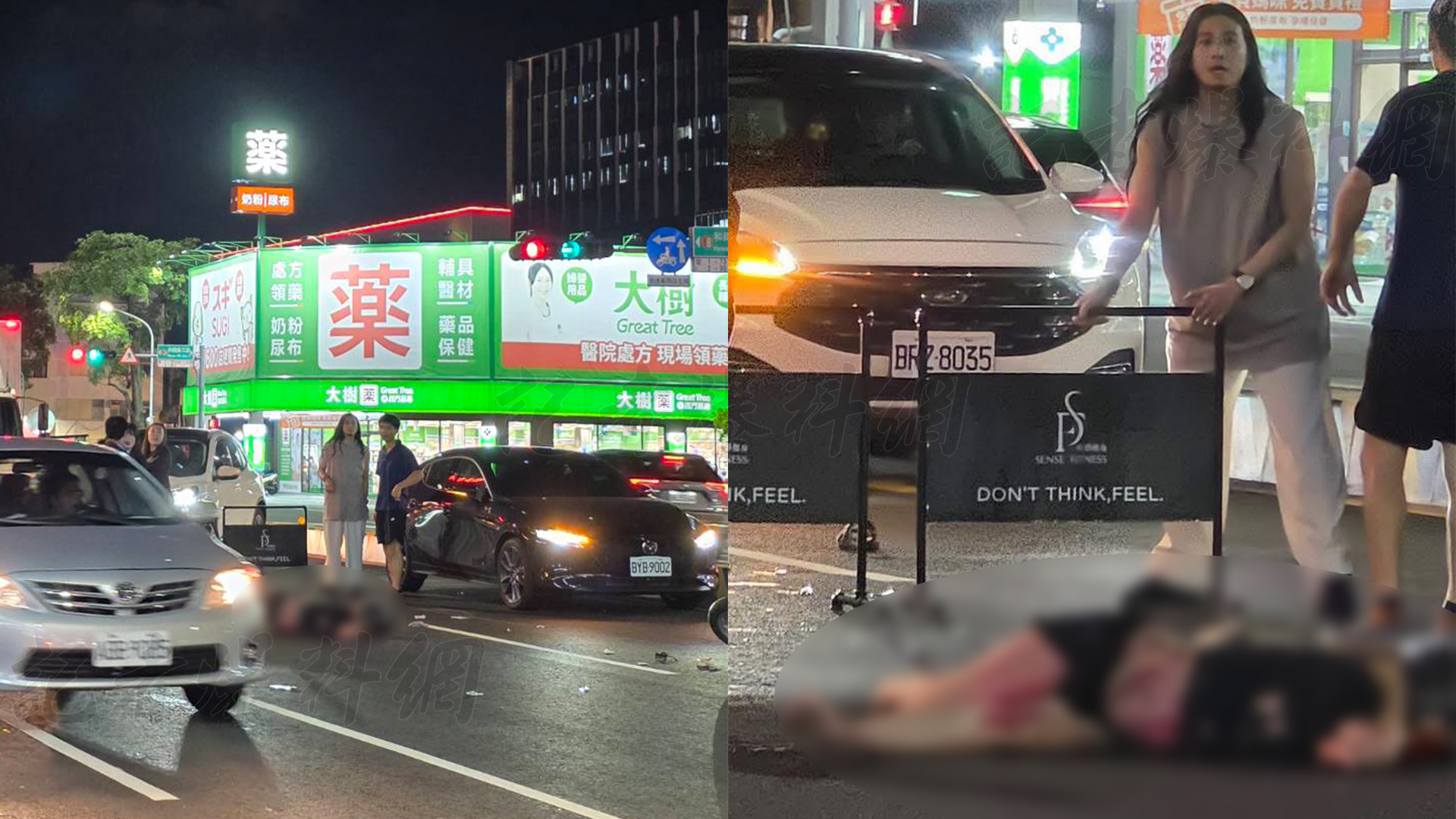 ▲20歲孕婦遭輾過,胎死母命危,冷血肇逃女駕駛到案了(圖/記者王俊勝 翻攝)