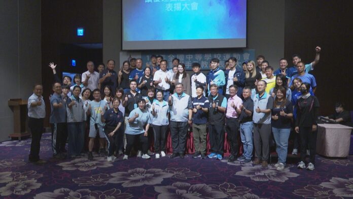 全中運勇奪38獎牌 高虹安表揚選手及教練