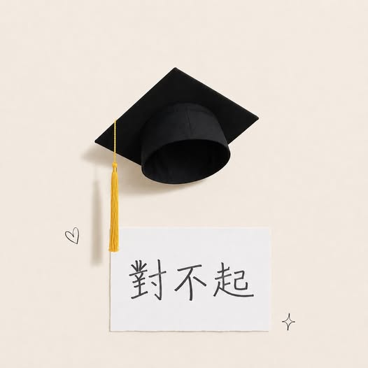 孫淑媚參加畢業典禮，卻因碩士帽戴法引發風波。（圖／翻攝孫淑媚臉書）