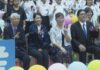 新竹國小畢典 傑出校友李遠哲返校獻祝福