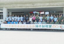 竹市端午敬軍送暖 高虹安率隊慰勞官兵