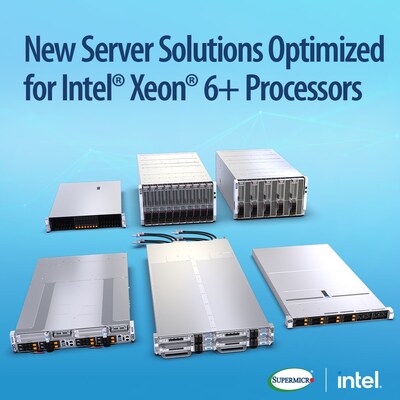 專為 Intel Xeon 6+ 處理器而優化的全新伺服器解決方案