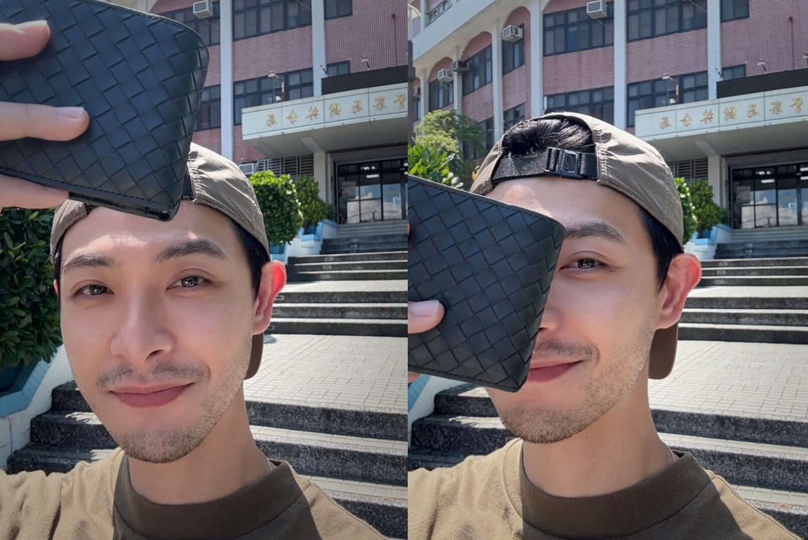 連晨翔總算找回劉品言送的錢包。(圖/翻攝連晨翔IG)