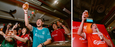 近日在新加坡舉辦的一場活動中，利物浦足球俱樂部球迷迎來了傳奇球星羅比-福勒的特別亮相。