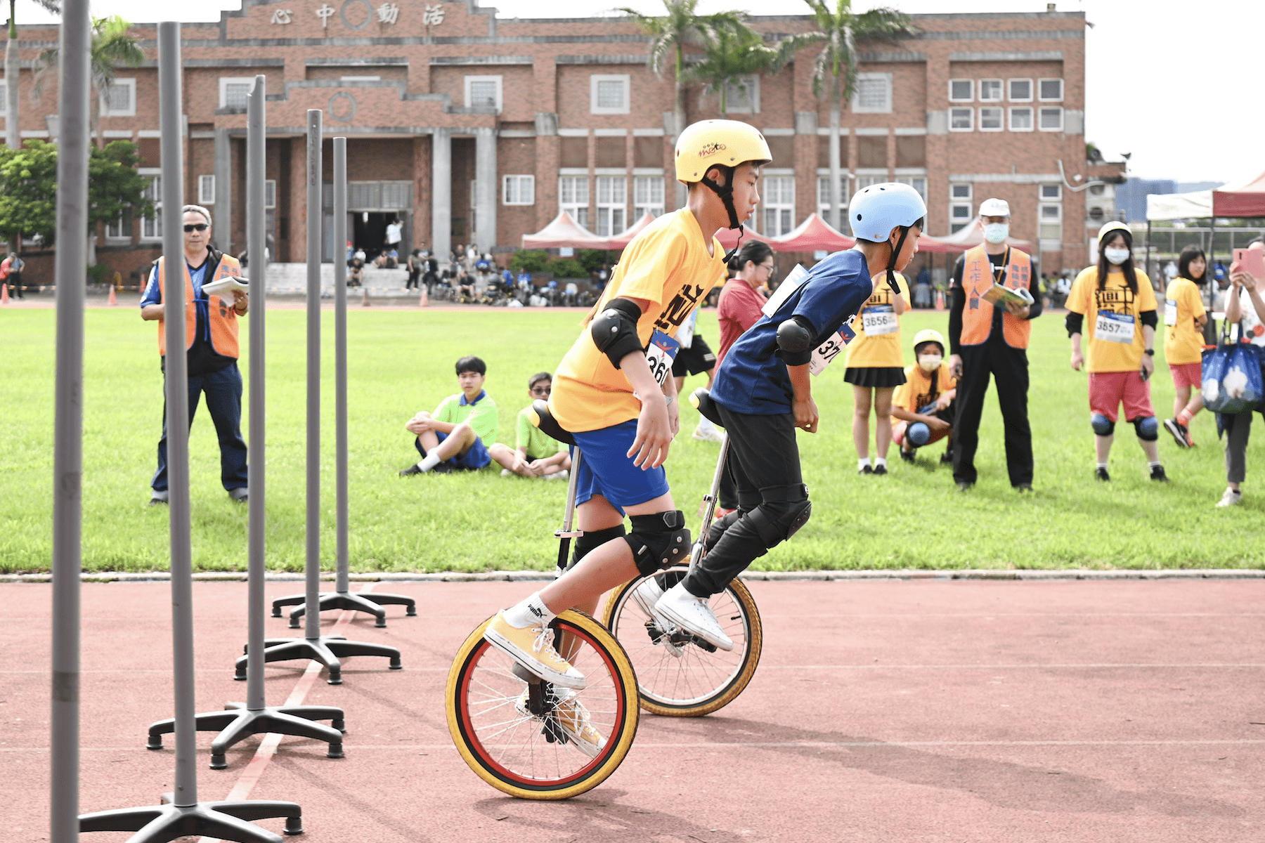 市長盃獨輪車錦標賽開幕　王明鉅勉勵選手展現實力奪佳績