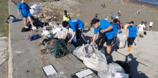 重現南寮美麗海岸線 百人淨灘成果豐碩