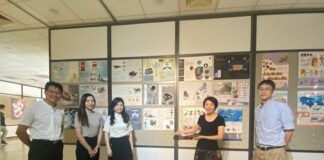 朝陽科技大學工業設計系跟偉霸工業股份有限公司合作，展開一項「創新NBR橡膠發泡材產品應用設計計畫」。（圖/記者林均和攝）