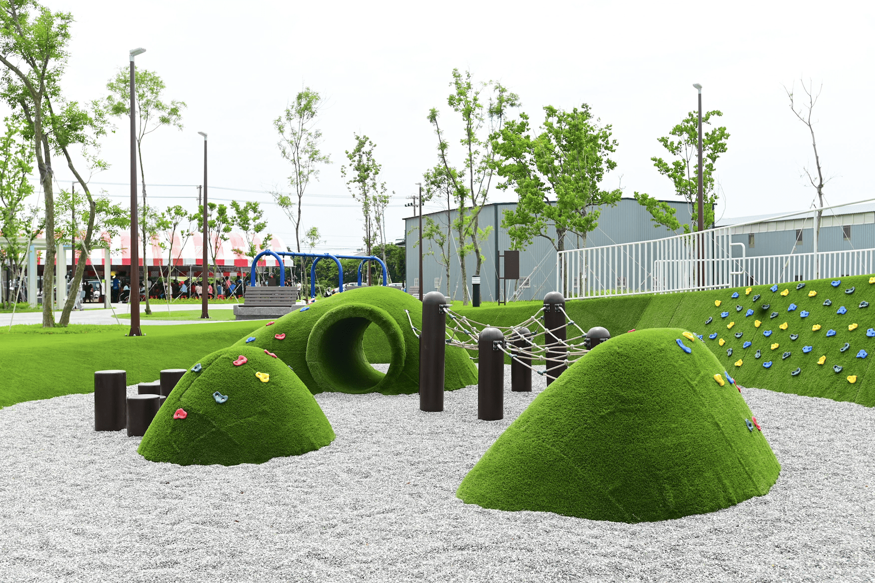 桃園新龍公園啟用     首座共融式遊戲場打造全新休憩空間