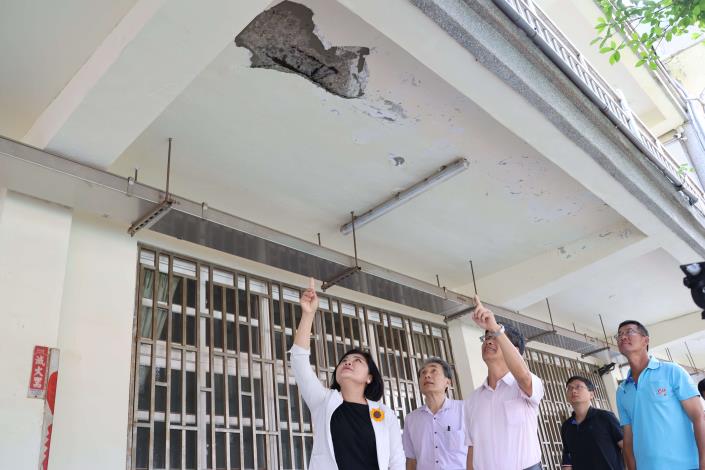 口湖國中老舊建築拆除工程啟動　確保校園環境安全