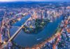澳洲布里斯班為迎接2032年舉辦奧運，城市的各項軟硬體建設持續展開，帶動當地經濟發展。(圖/澳洲美家建築投資集團提供)