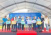 彰南國民運動中心23日舉辦「來彰南動一夏」夏日嘉年華，結合趣味運動挑戰、在地市集與舞台演出，吸引大批民眾參與。(圖/彰化縣政府)