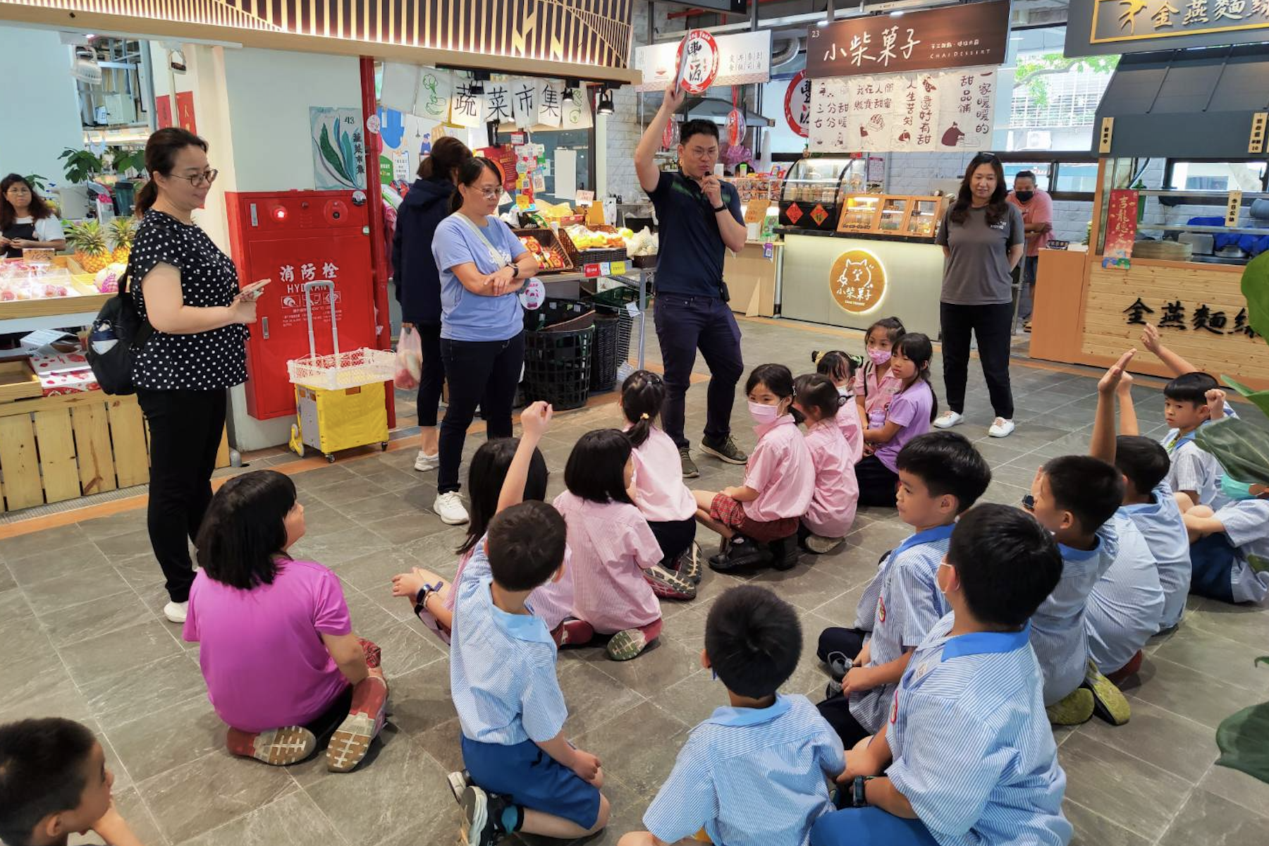 五股公有市場寓教於食      融合食農教育     開創市場營運新思路