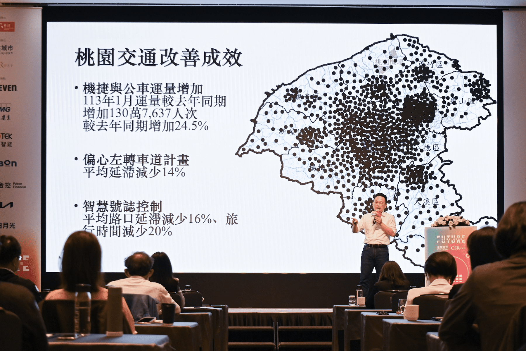 智慧科技助力桃園轉型      蘇俊賓演講啟發城市發展思維