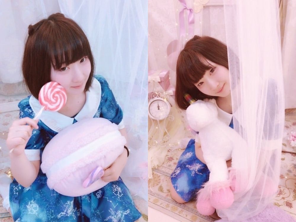 平林佐奈藝名星谷梨里花，遭男粉絲殺害。（圖／翻攝星谷梨里花部落格）