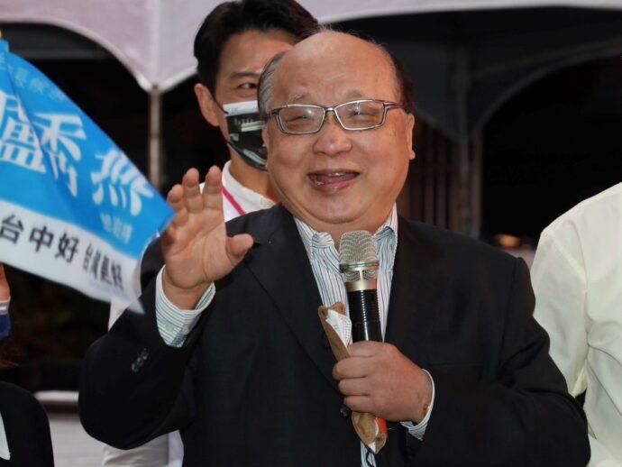 前台中市長胡志強也到場加油打氣，胡市長提到，台中市有50萬人從彰化旅居台中，台中最大的同鄉會就是彰化同鄉會。（圖/盧秀燕景選總部）