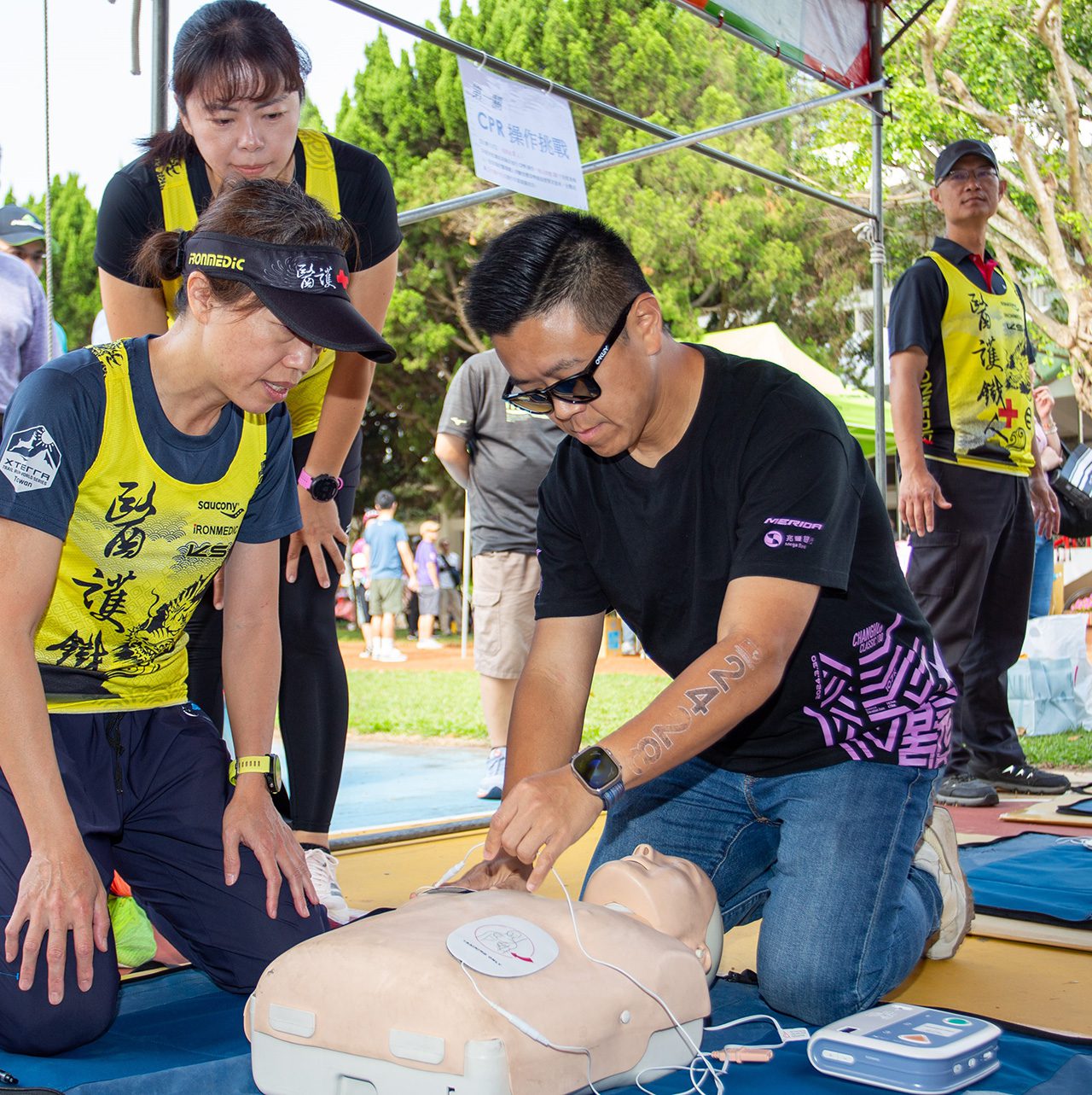 淨山、推廣CPR心肺復甦術及AED操作　美利達52週年廠慶活動做公益