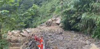 軒嵐諾降雨釀災! 竹縣山區多處落石坍方