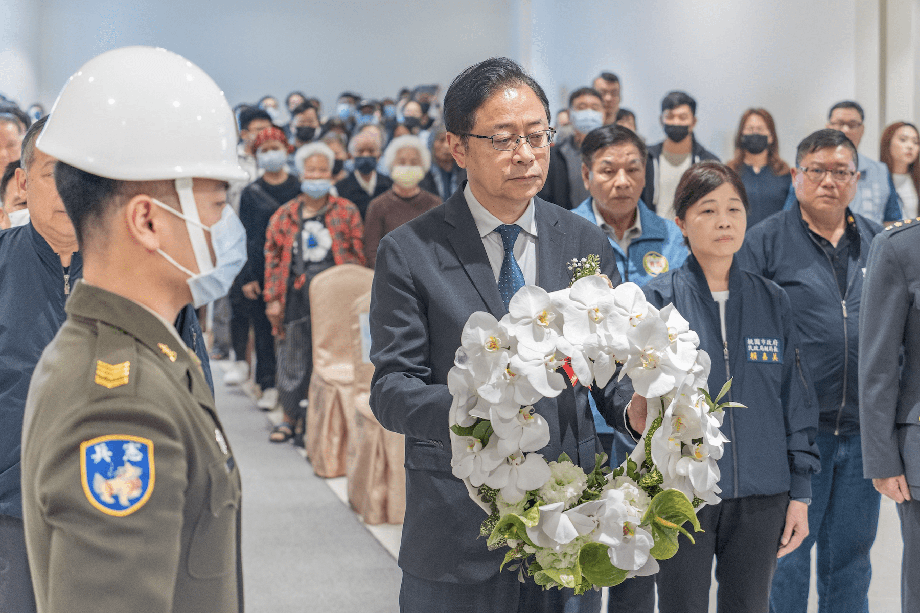 張善政感恩緬懷     出席桃園市軍人忠靈祠春祭典禮