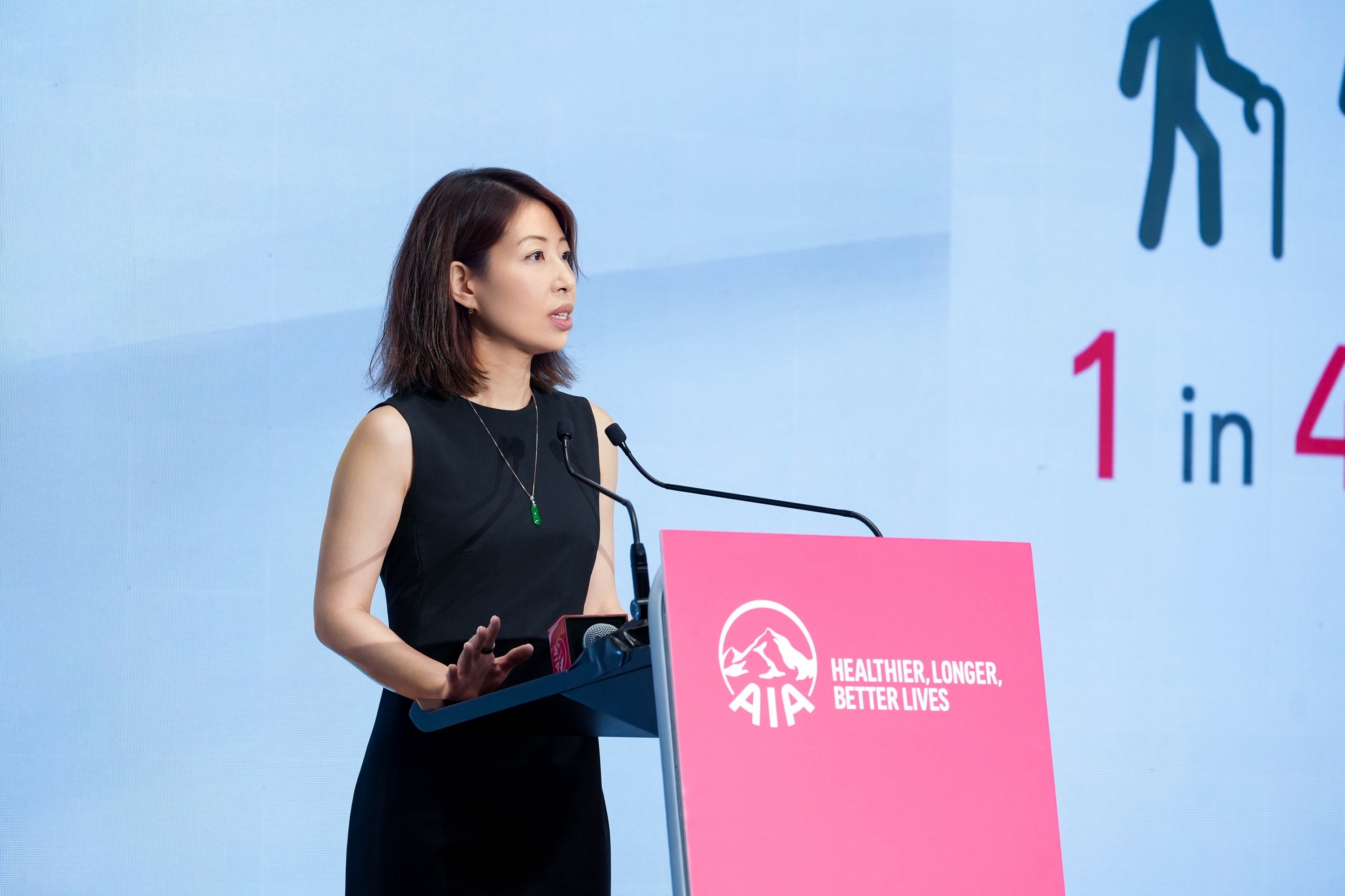 友邦香港及澳門首席產品主張策劃及醫療保健官梁莉斯女士發表「醫療 — 保險業經驗」專題演講,分享以數據為本的洞察與見解,闡述保險公司在可持續醫療融資中日益重要的角色。