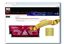 ▲歐洲科技媒體Nikktech對凌航科技電競品牌Neo Forza Faye DDR4 4600MHz 32GB Kit 記憶體逕行性能測試及評論，並頒佈 Nikktech產品金獎殊榮(the Gold award)。(截自Nikktech官網/圖:凌航科技提供)