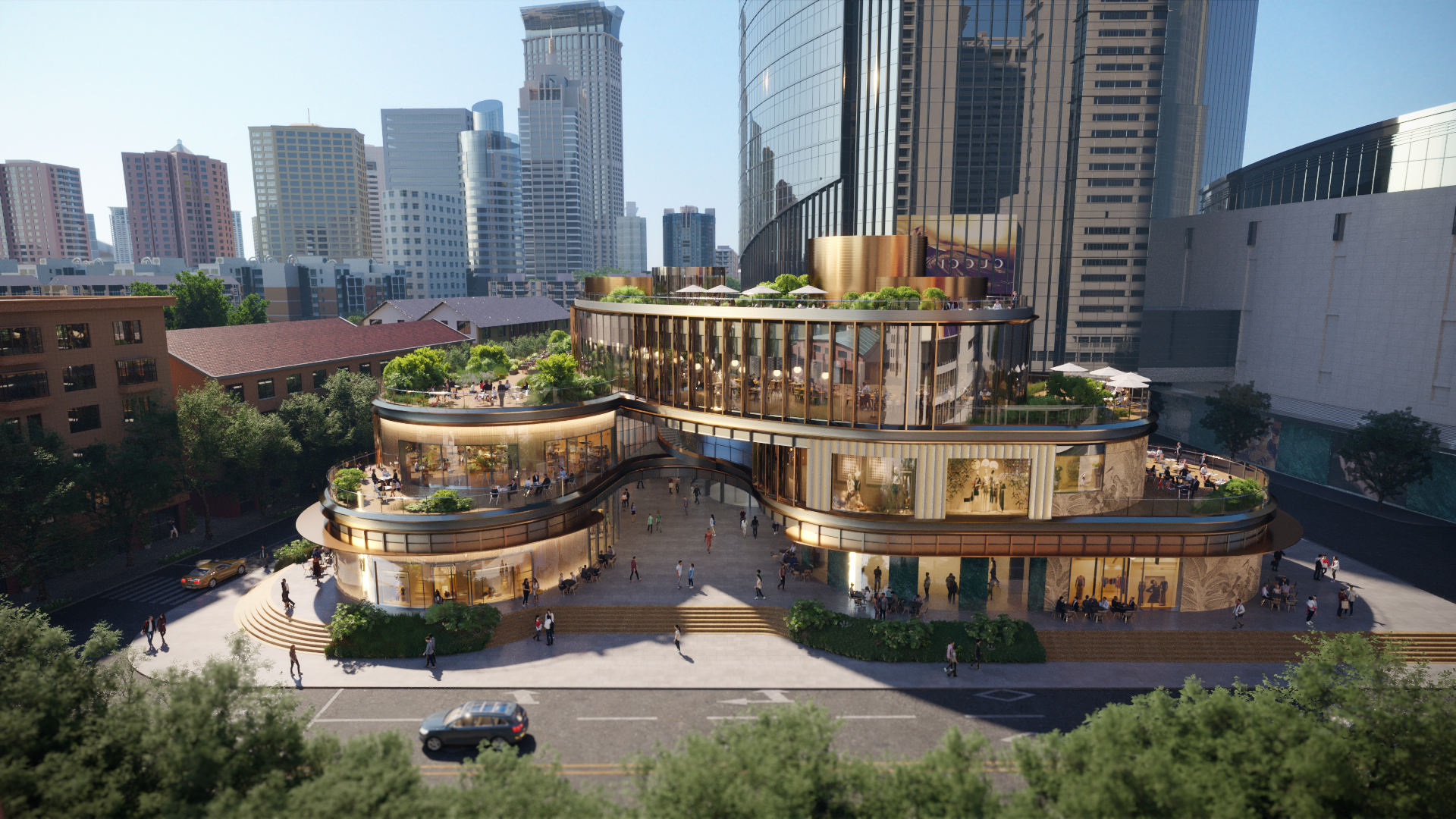 上海恒隆廣場擴建項目效果圖