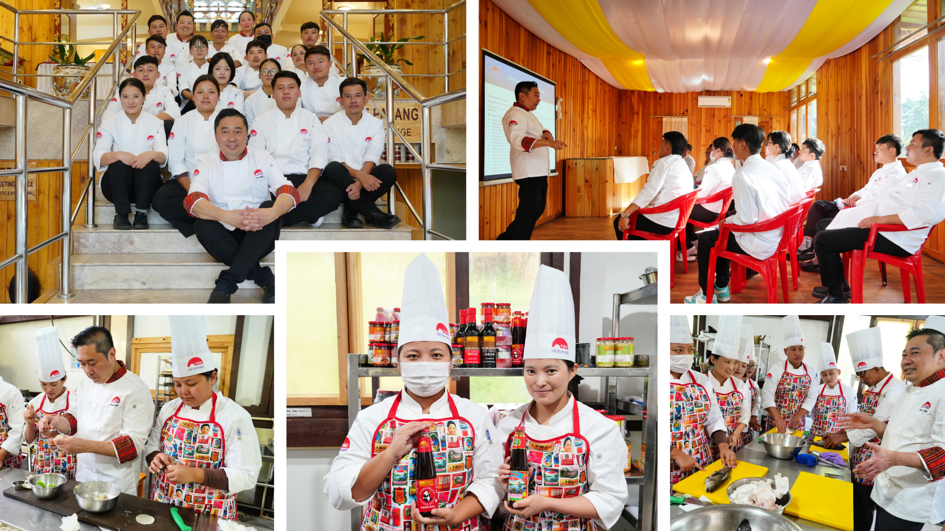 Vincent Liew總廚向DSP青年廚師分享專業烹飪技巧。