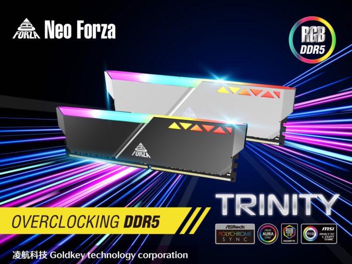 凌航科技Neo Forza 全新DDR5 6400桌上型超頻電競記憶體亮相。(圖/凌航科技提供)