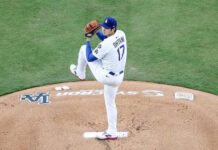 影/《MLB季後賽》大谷翔平6局飆9K 生涯首場季後賽先發就勝投 「西語老師」轟道歉逆轉三分砲