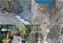 影音/燕子口堰塞湖溢流加大恐潰壩 緊急通報人員機具撤離河道