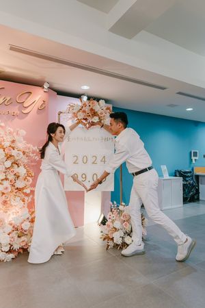 ▲三立台八女星華千涵宣布結婚。（圖／三立提供）