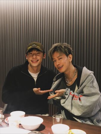 許光漢、佐藤健兩大男神驚喜合體。（圖／翻攝佐藤健IG）