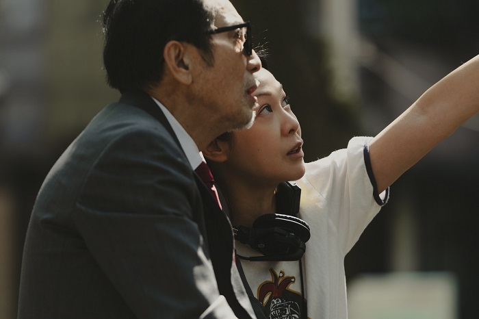 秦漢（左）大讚劉若英對戲理解深刻。圖／Netflix提供