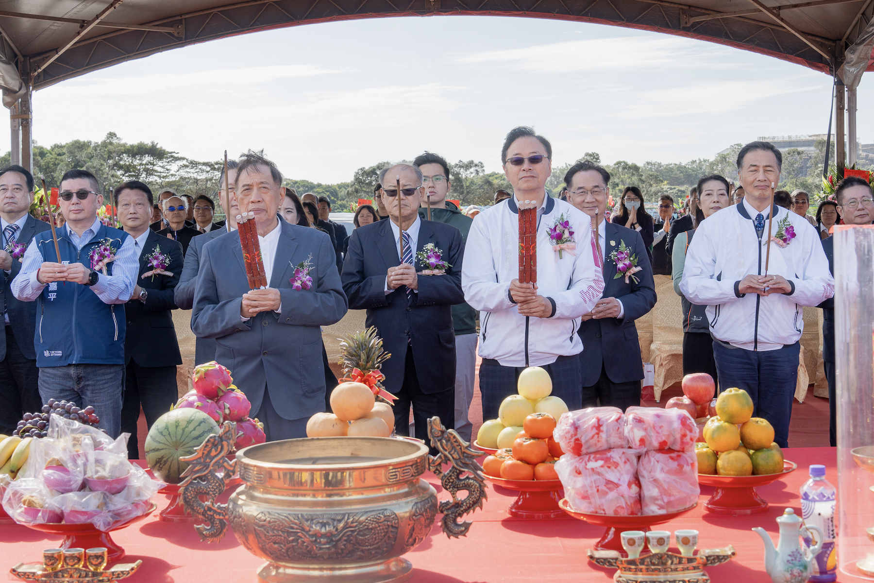 ▲聲寶公司物流園區開工動土 張善政:加碼投資桃園、帶動產業發展。(圖/桃園市新聞處 提供)