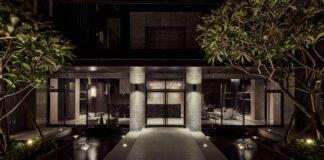 ▲敦北大器落成，靜謐庭園。(圖/金安年建設提供)