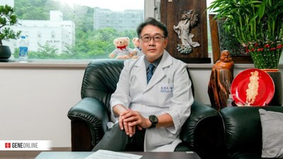 三軍總醫院內科部胸腔內科主任蔡鎮良醫師接受基因線上訪問，分享治療 ALK 突變陽性非小細胞肺癌的第一手經驗，以及在用藥選擇方面所面對的挑戰。（攝影：基因線上）