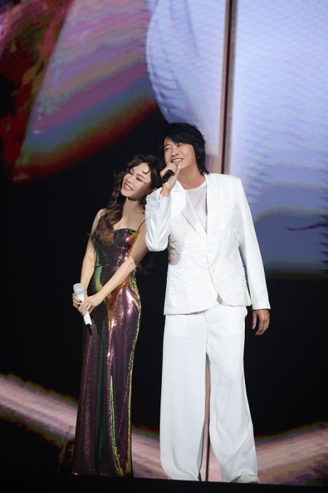 金曲歌后彭佳慧找來游鴻明現身舞台擔任嘉賓。(圖/寬宏藝術提供)
