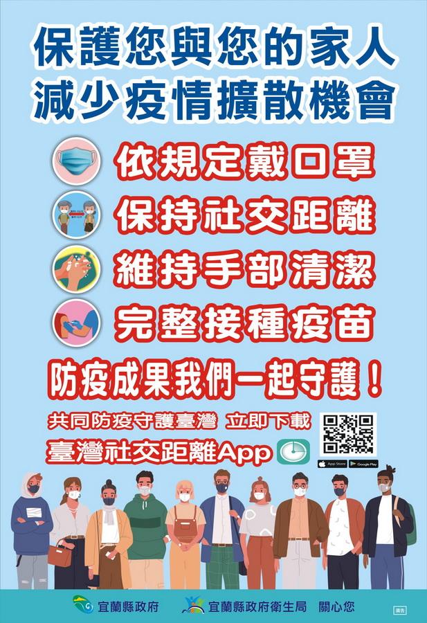 宜蘭新冠確診7/17增648本土+0亡　持續催促疫苗打好打滿