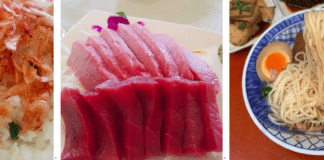 ▲東港櫻花蝦，東港黑鮪魚，眷村麵食