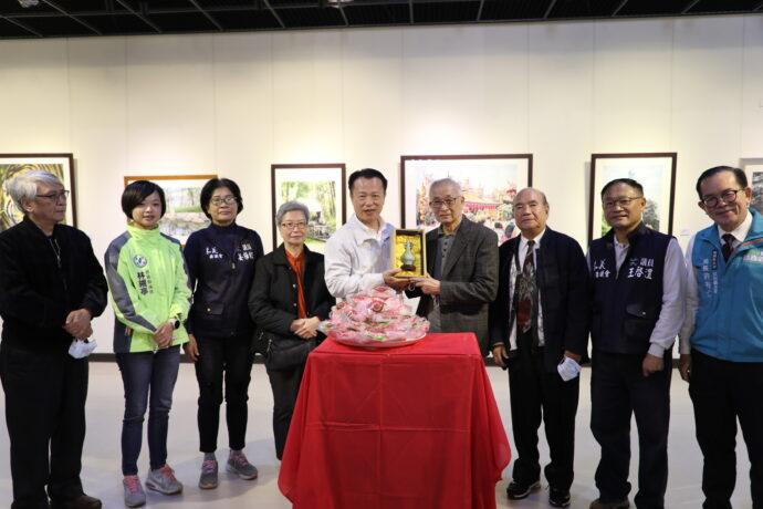 75歲才開始作畫的嘉義之光　水彩畫家林英哲回鄉創作展就在梅嶺美術館