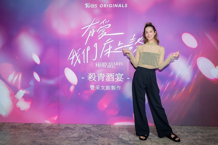 莫允雯感謝導演給她空間 拍戲每天都很享受。圖／tvbs